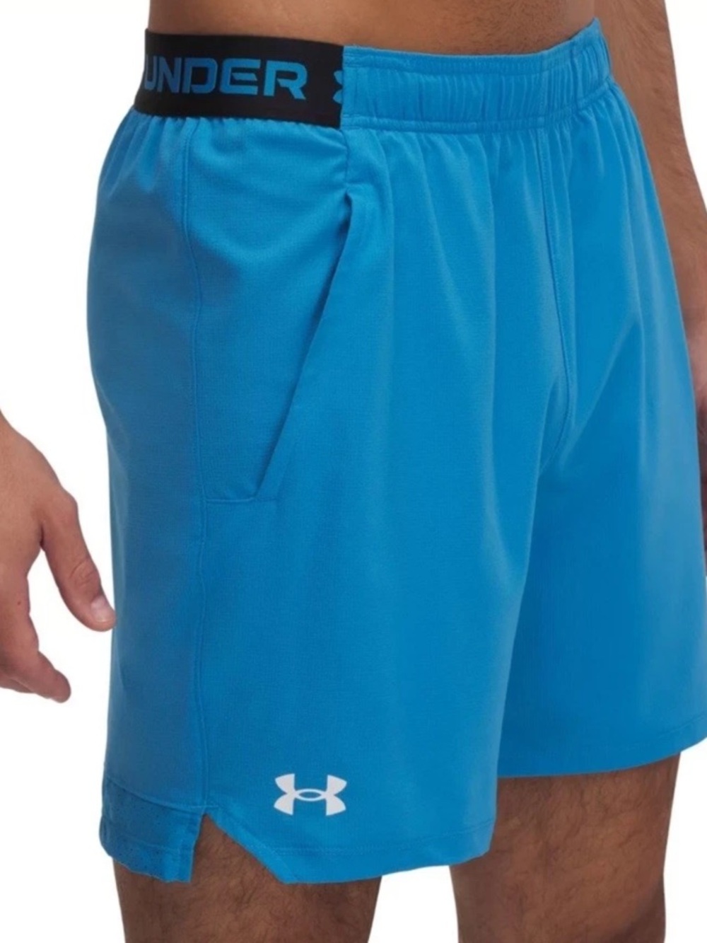 Under Armour NWOT Men’s 2XL Blue Athletic Shorts 6” Inseam Elastic Waist